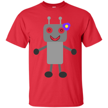 Cute-Robot-Girl-With-Flower-in-Hair-T-shirt
