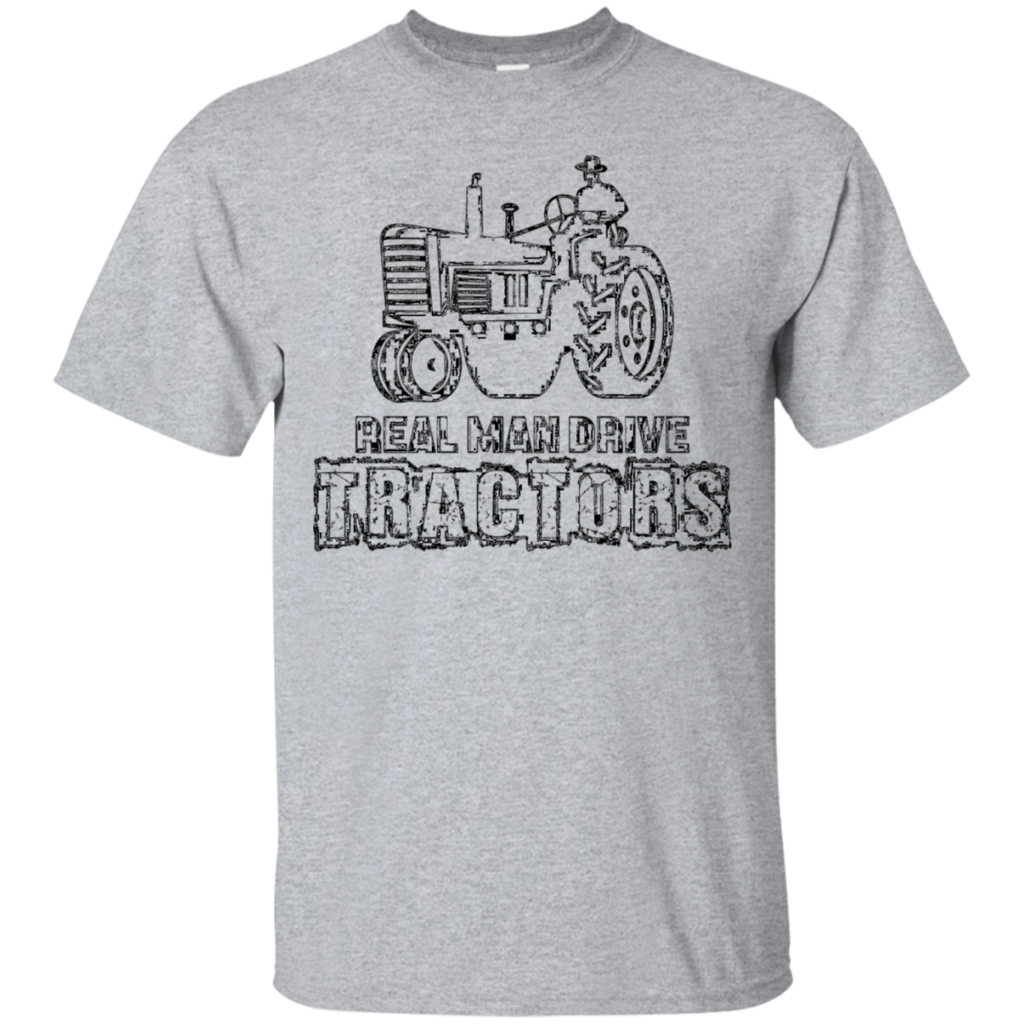 Funny-Farmer-Quote-Gift-Real-Man-Drive-Tractors-T-Shirt