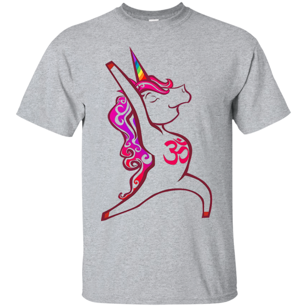 Funny-Unicorn-Yoga-T-Shirt