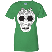 Girly-Sugar-Skull-Day-of-the-Dead-Color-Me-Shirt