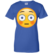Flushed-Face-Embarrassed-Emoji-T-Shirt
