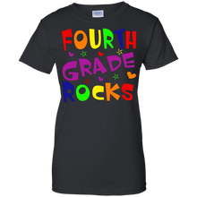 Fourth-Grade-Rocks-T-Shirt-School-Teacher-or-Student-T-Shirt
