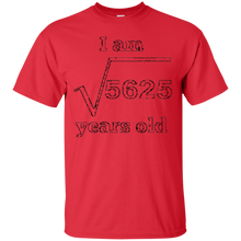 I-Am-75-Years-Old-Square-Root-Funny-75th-Birthday-T-Shirt