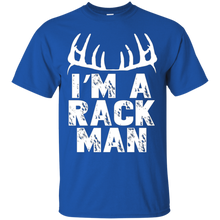 Hunting-Outdoorsman-T-Shirts---I'm-A-Rack-Man-Funny-Shirt