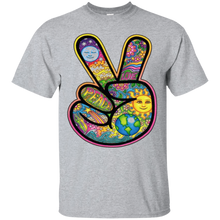 Colorful-Peace-Sign-Tee-Shirt