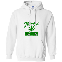 Hirish-For-Life-Marijuana-Pot-Leaf-T-shirt-Irish-Weed-smoke