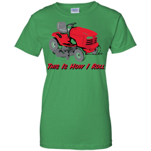 Funny-Riding-Mower-Landscaper-Gardener-How-I-Roll-T-Shirt
