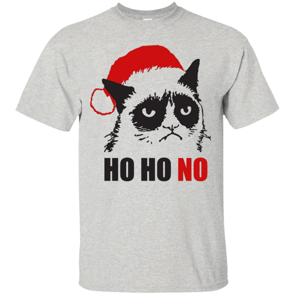 Grumpy-Christmas-Cat-T-Shirt