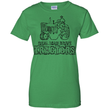 Funny-Farmer-Quote-Gift-Real-Man-Drive-Tractors-T-Shirt