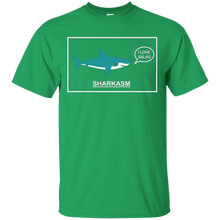 Funny-Sarcasm-_quot_Sharkasm_quot_-Shark-T-shirt---I-Love-Salad