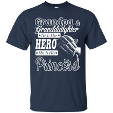 Grandpa-_-Granddaughter-Hero-and-Princess-T-Shirt
