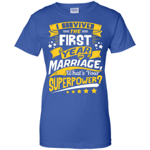 First-Anniversary-Gift-1st-One-Year-Wedding-Marriage-T-Shirt