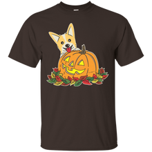 Corgi-_amp_-Pumpkin-Halloween-Tshirt-For-Women-Men