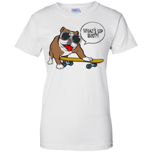 Funny-Cool-english-bulldog-on-board-T-Shirt