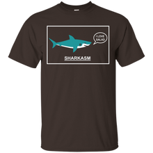 Funny-Sarcasm-_quot_Sharkasm_quot_-Shark-T-shirt---I-Love-Salad