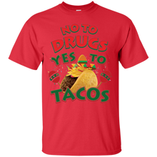 Funny-Taco-T-shirt-No-To-Drugs-Yes-To-Tacos-Zany-BrainyBuy-Funny-Taco-T-shirt