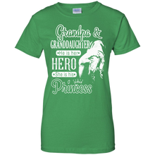 Grandpa-_-Grand-daughter-He-Is-Her-Hero-She-Is-His-Princess-T-Shirt