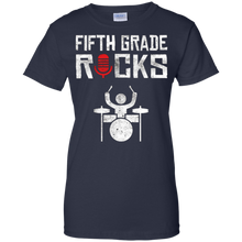 Fifth-Grade-Rocks---5th---Back-To-School-T-Shirt---Unisex