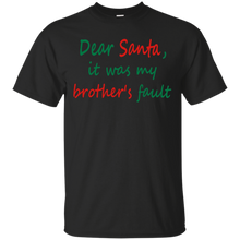 Dear-Santa-It-Was-My-Brother's-Fault-Funny-Christmas-T-shirt