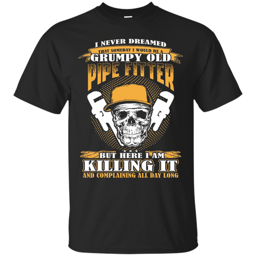 Grumpy-Old-Pipe-Fitter-T-shirt