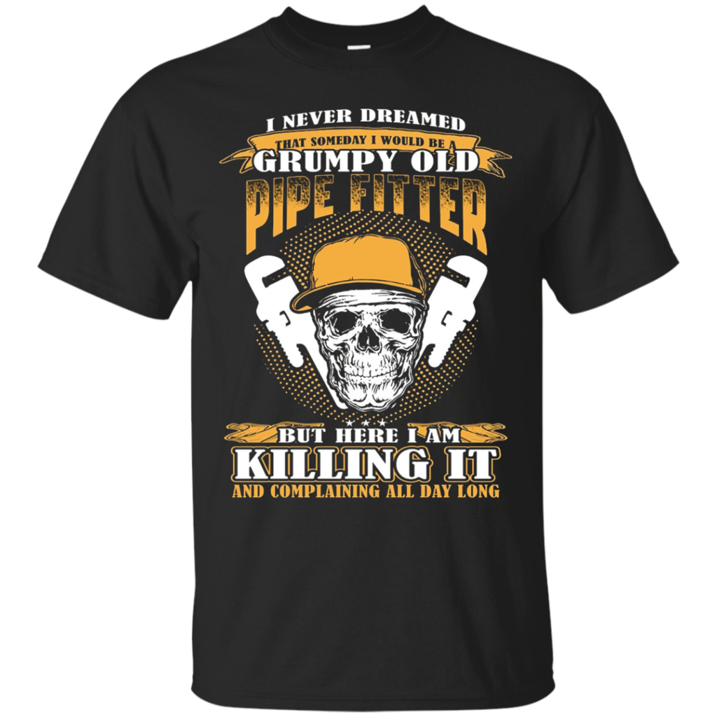 Grumpy-Old-Pipe-Fitter-T-shirt