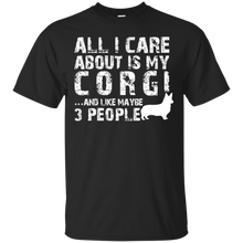Corgi-Shirt-All-I-care-about-is-my-Corgi-T-shirt