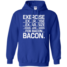 Exercise-Eggs-Are-Sides-For-Bacon-T-Shirt-Funny-Tee