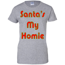 Funny-Tacky-Christmas-Santa's-My-Homie-T-Shirt