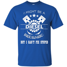 Diesel-Mechanic-Shirts-Diesel-Mechanic-Can't-Fix-Stupid