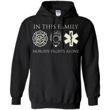 Firefighter-Police-In-this-Family-No-One-Fights-Alone-Tshirt