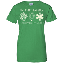 Firefighter-Police-In-this-Family-No-One-Fights-Alone-Tshirt