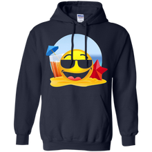 Cool-shades-Emoji-on-beach-t-shirt-sunglasses-emoji