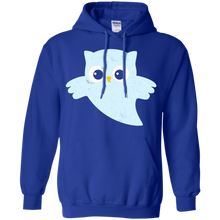 Cute-Ghost-Halloween-Owl---Distressed-Vintage-Print-Shirt