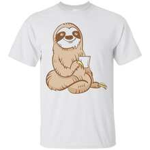 Funny-Sloth-And-Coffee-Tee-Shirt