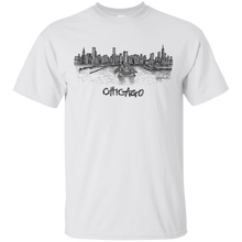 Chicago-Illinois-Windy-City-Skyline-Drawing-Art-T-Shirt