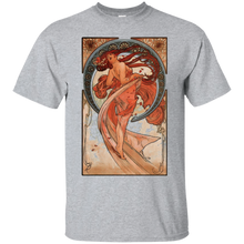 Girly-Dancer-Victorian-Art-Nouveau-Alphonse-Mucha-T-shirt