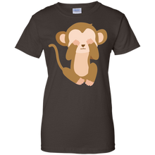 Cute-Kawaii-Monkey-Emoji-See-No-Evil-T-Shirt-Tee-Top-Print