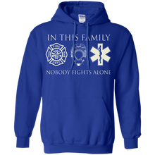 Firefighter-Police-In-this-Family-No-One-Fights-Alone-Tshirt