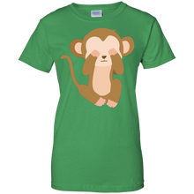 Cute-Kawaii-Monkey-Emoji-See-No-Evil-T-Shirt-Tee-Top-Print