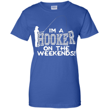 Funny-Fishing-Shirt---I'm-Hooker-On-The-Weekends!