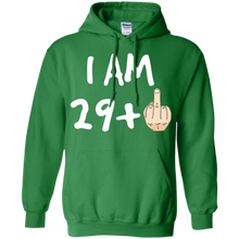 I-Am-29-Plus-Middle-Finger---Funny-30th-Birthday-Shirt