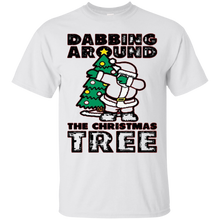 DABBING-around-the-christmas-TREE-tshirt