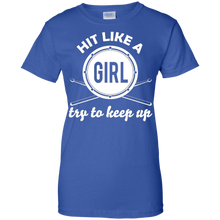 Drummer---HIT-LIKE-A-GIRL-TRY-TO-KEEP-UP-shirt