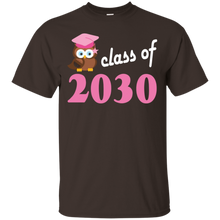 Class-Of-2030-T-shirt-Kids-Back-To-School-Girls-Owl-Tee
