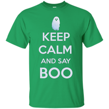Halloween-Scary-Ghost-Keep-Calm-and-Say-Boo-Funny-Shirt