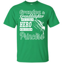 Grandpa-_-Granddaughter-Hero-and-Princess-T-Shirt