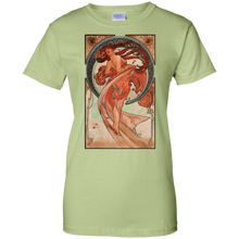 Girly-Dancer-Victorian-Art-Nouveau-Alphonse-Mucha-T-shirt