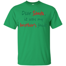 Dear-Santa-It-Was-My-Brother's-Fault-Funny-Christmas-T-shirt