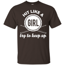 Drummer---HIT-LIKE-A-GIRL-TRY-TO-KEEP-UP-shirt