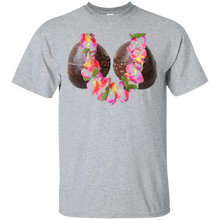 Hawaiian-Luau-Tiki-Coconut-Bra-Flower-Lei-Tee-Shirt-Costume